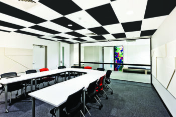 SONEX WHITELINE Ceiling Tiles Classroom